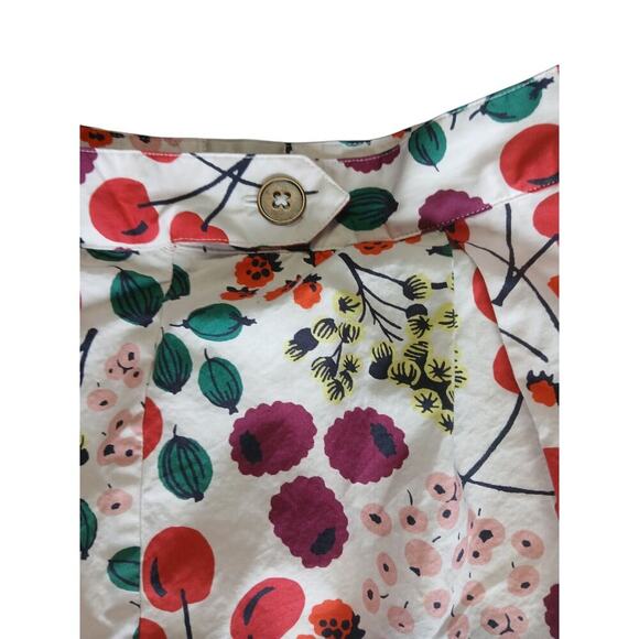 Maeve poplin fruit pleated shorts Size 6 - Picture 5 of 9